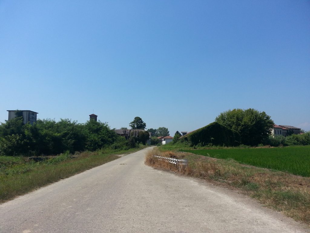 First glimpse of my first abandoned village!