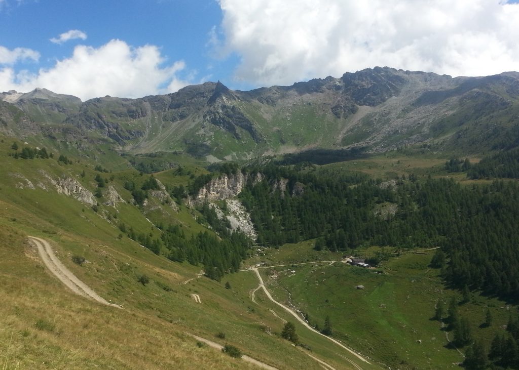 View from the slope above Chamois