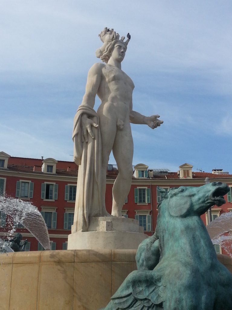 The statue of Apollo