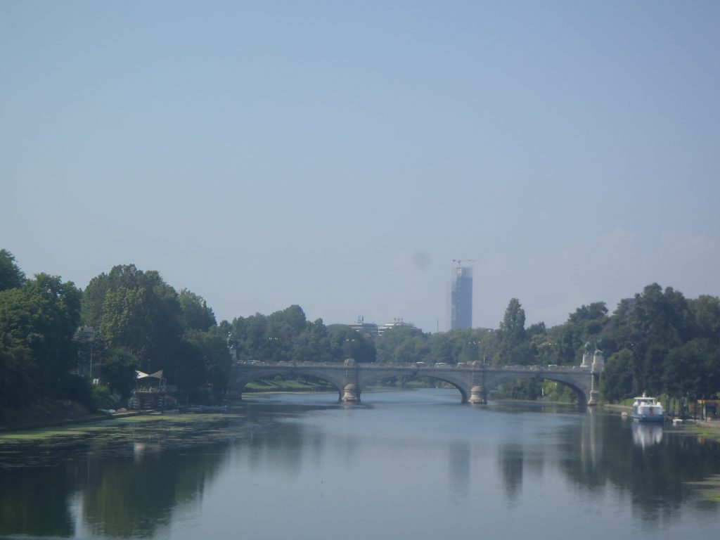 The River Po as it passes through Turin