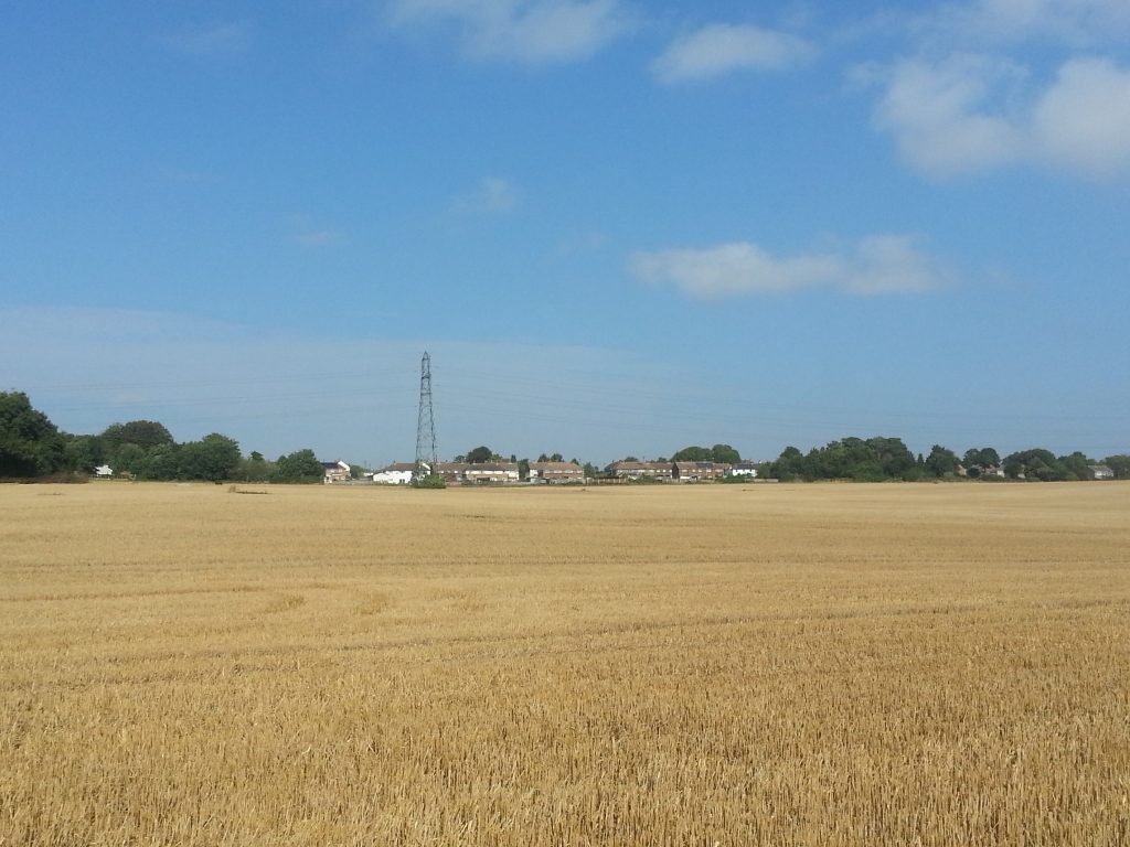 Looking back towards Shepherdswell