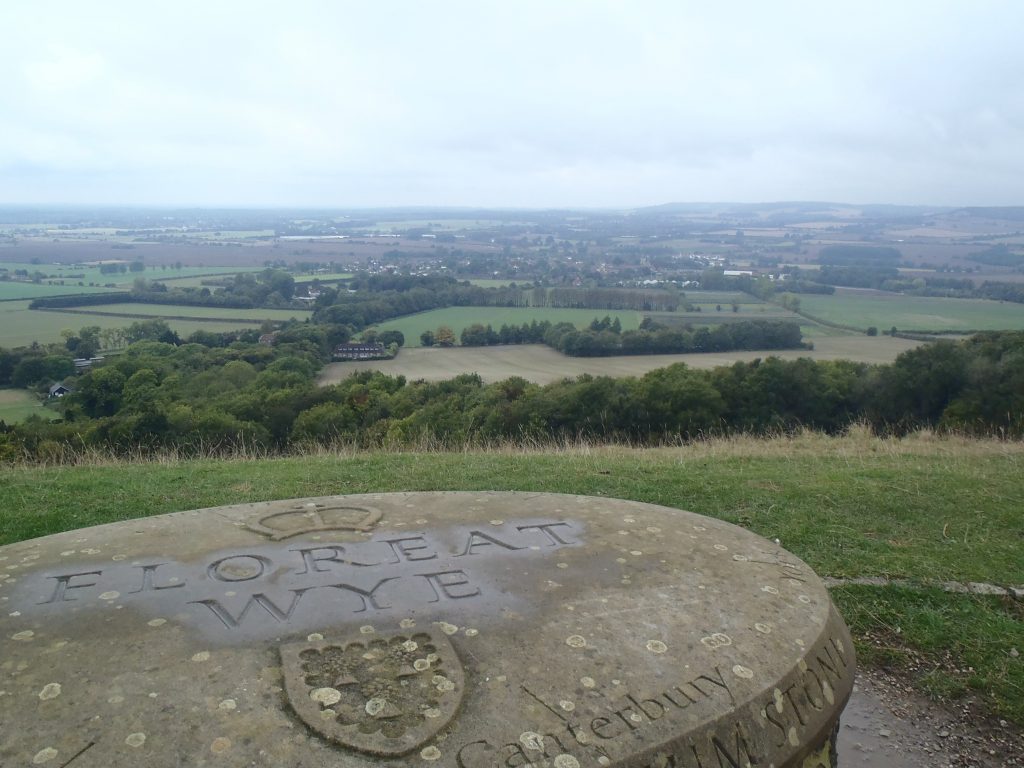 Wye from above the crown