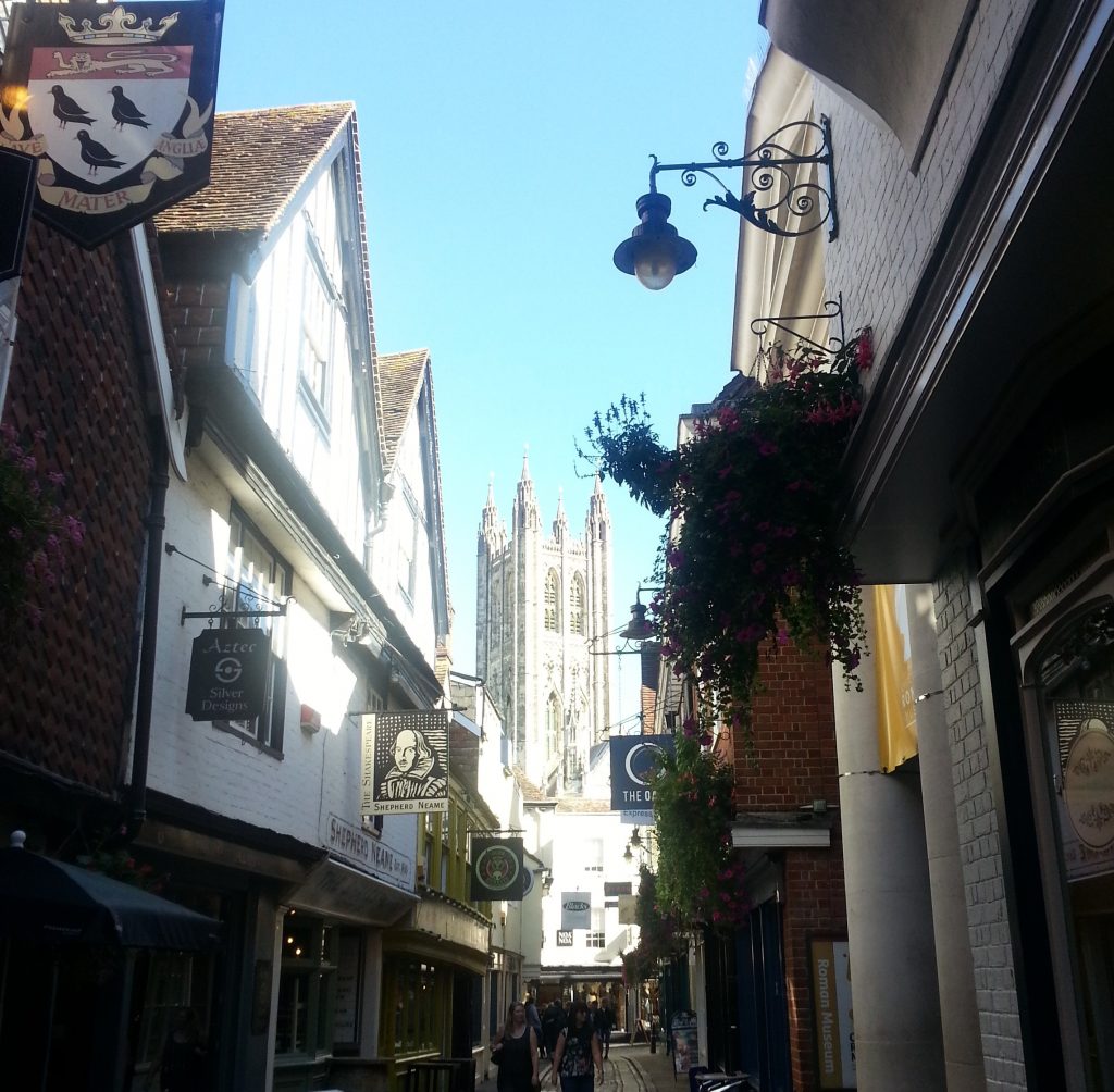 Approaching the cathedral