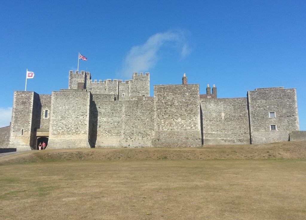 Approaching Dover Castle