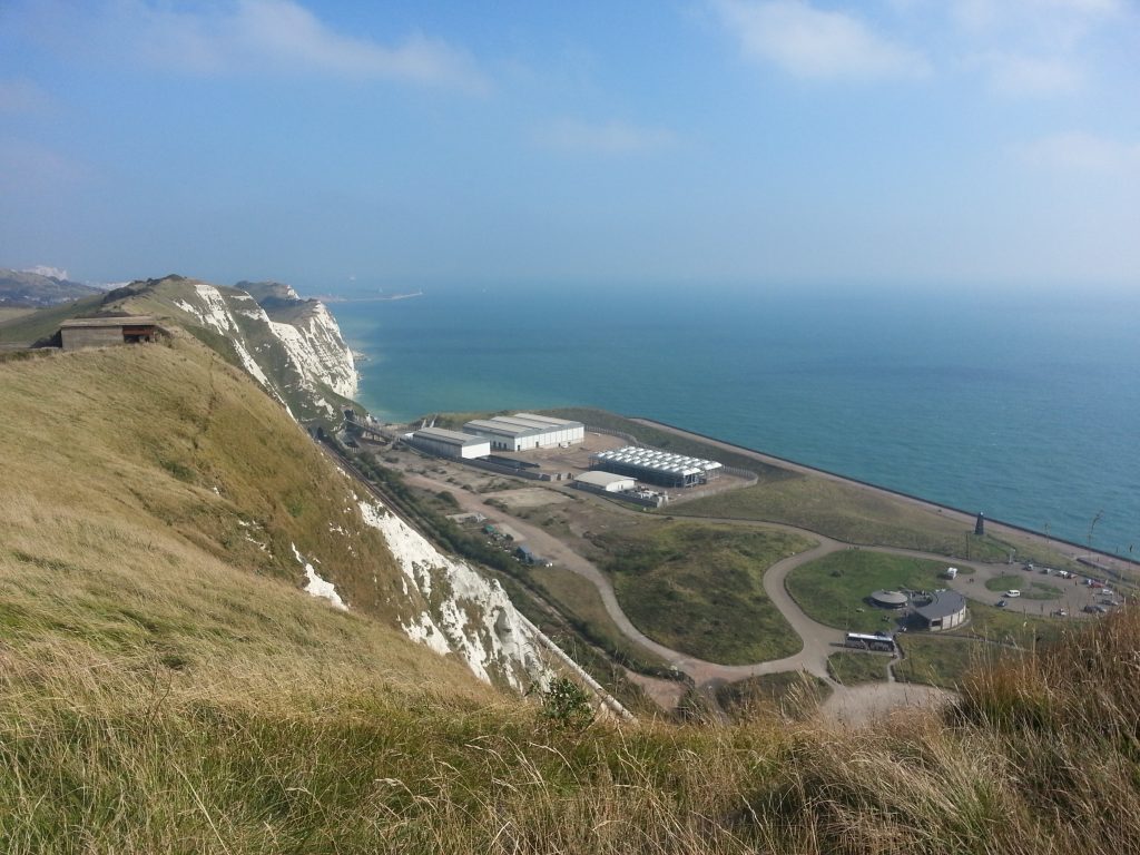 Fortification and Samphire Hoe below