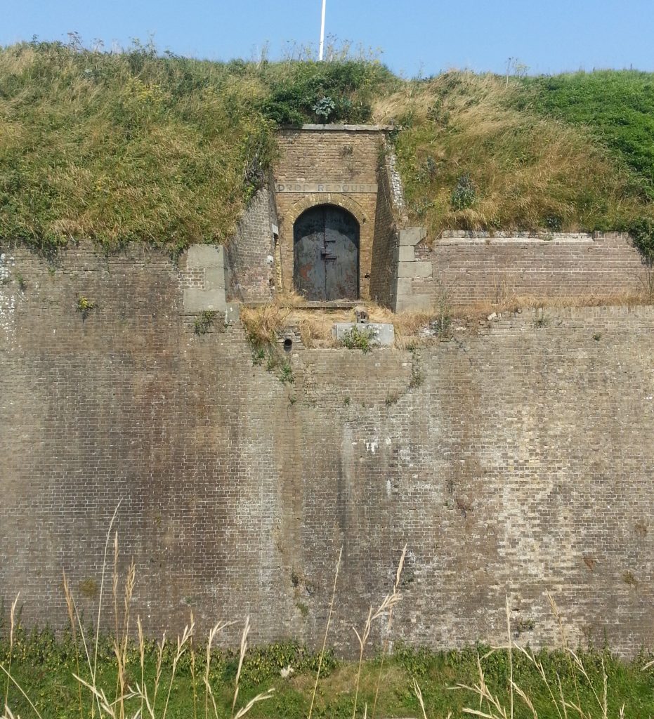 Entrance to redoubt