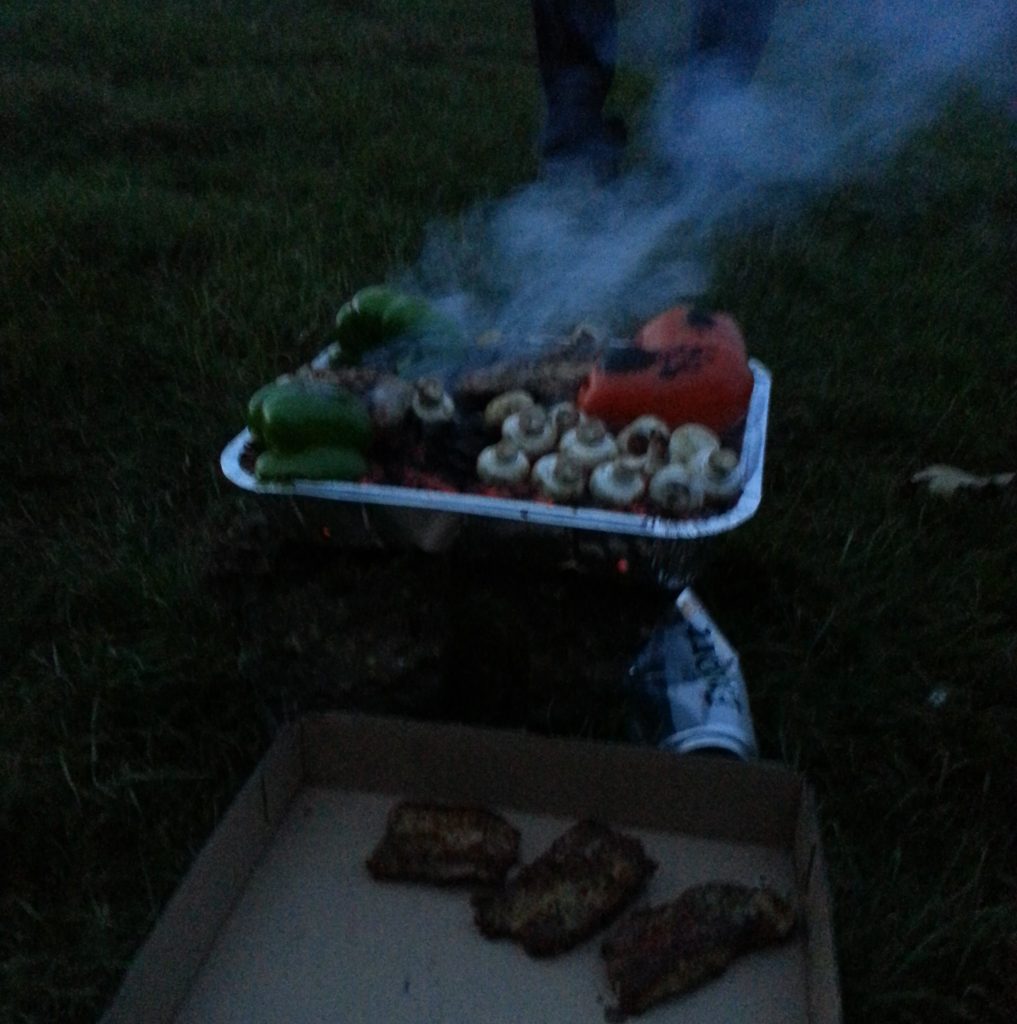 Barbecue (complete with beer can stabiliser)