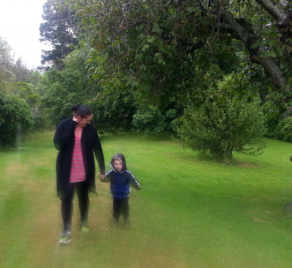 Mother and child at Truby King Reserve