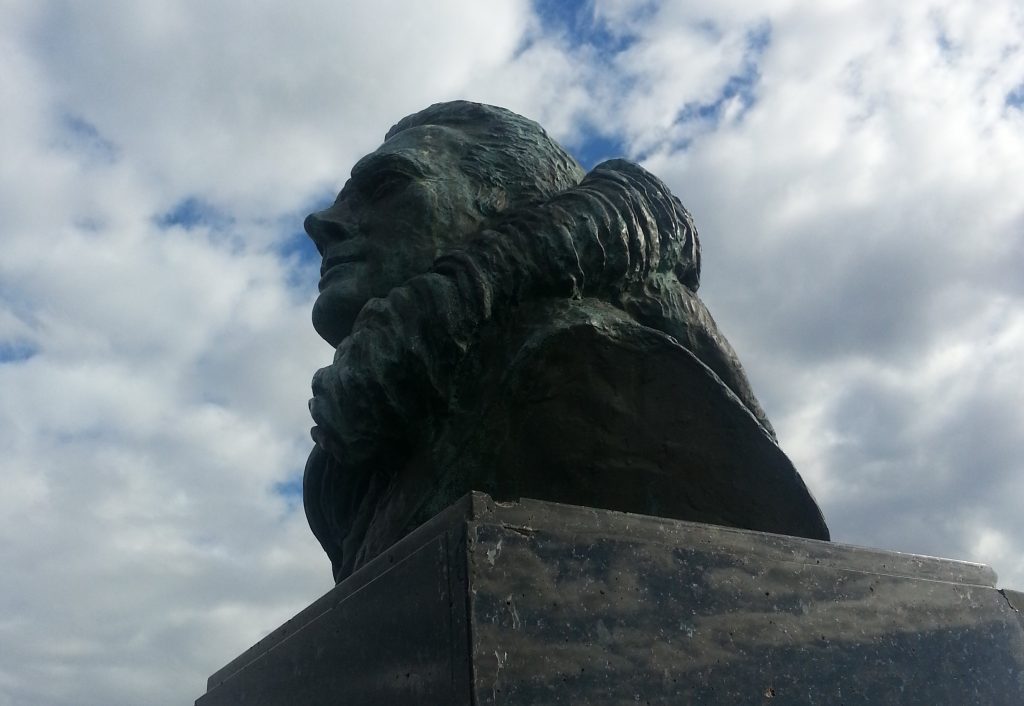 Admiral Byrd gazes over Dunedin