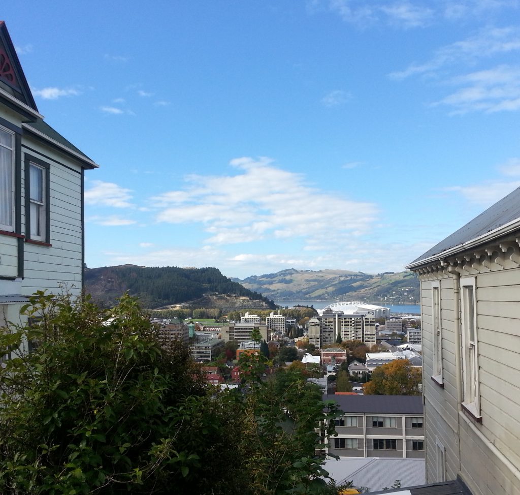 View towards the stadium 