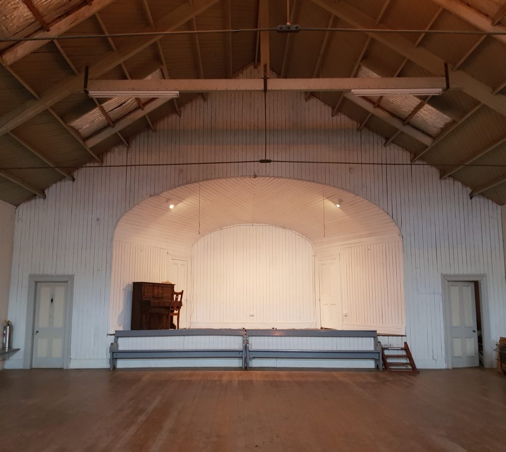 The Pukehiki Hall stage