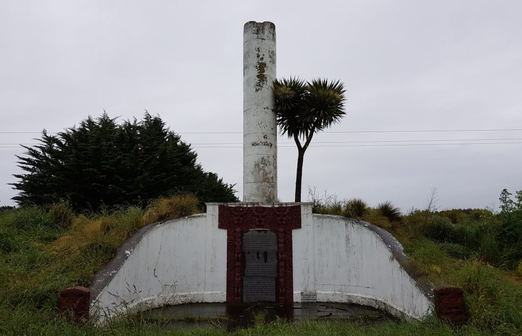 Monument at Kaiapoi Pa