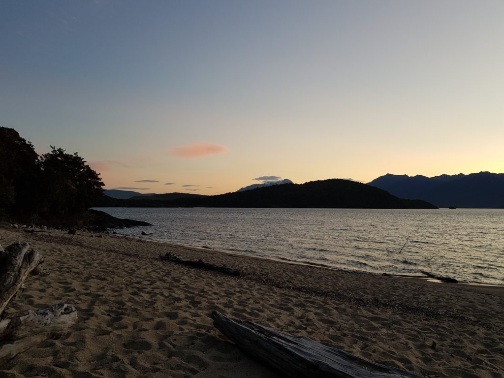 Shallow Bay at dusk