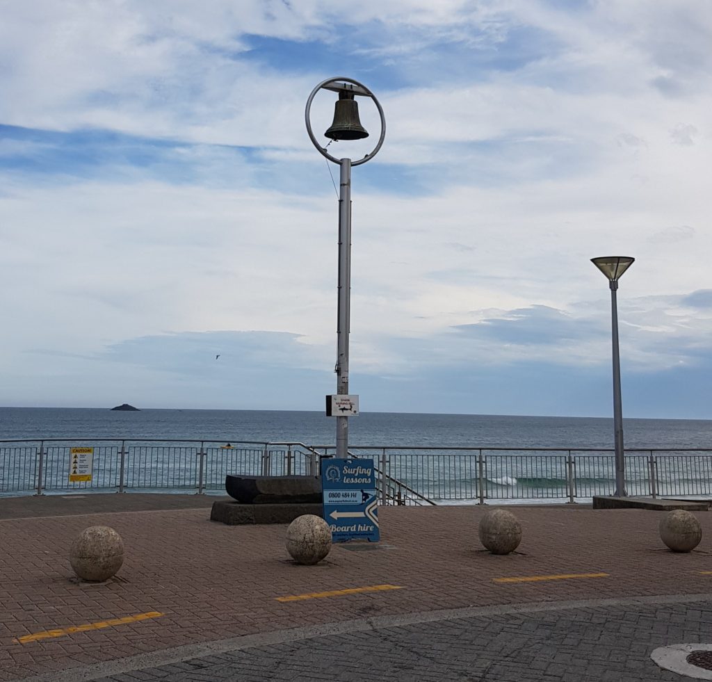 St Clair shark warning bell