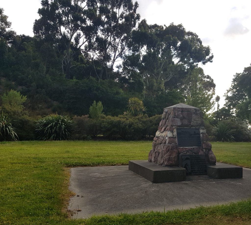 Monument at Pioneer Place, Tuamarina