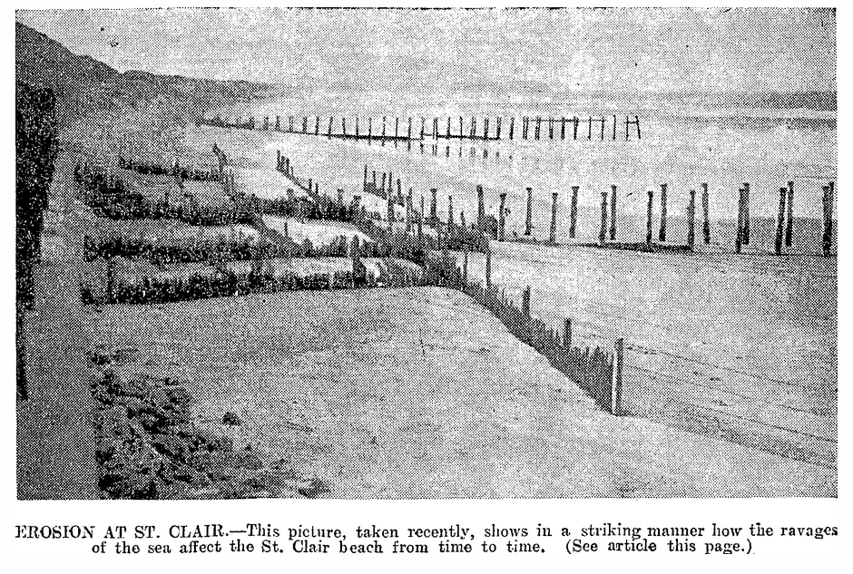 1936 erosion at St Clair