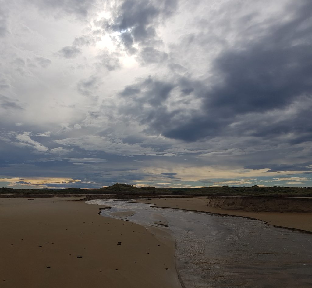 Outlet of Lake Brunton, Waipapa Beach