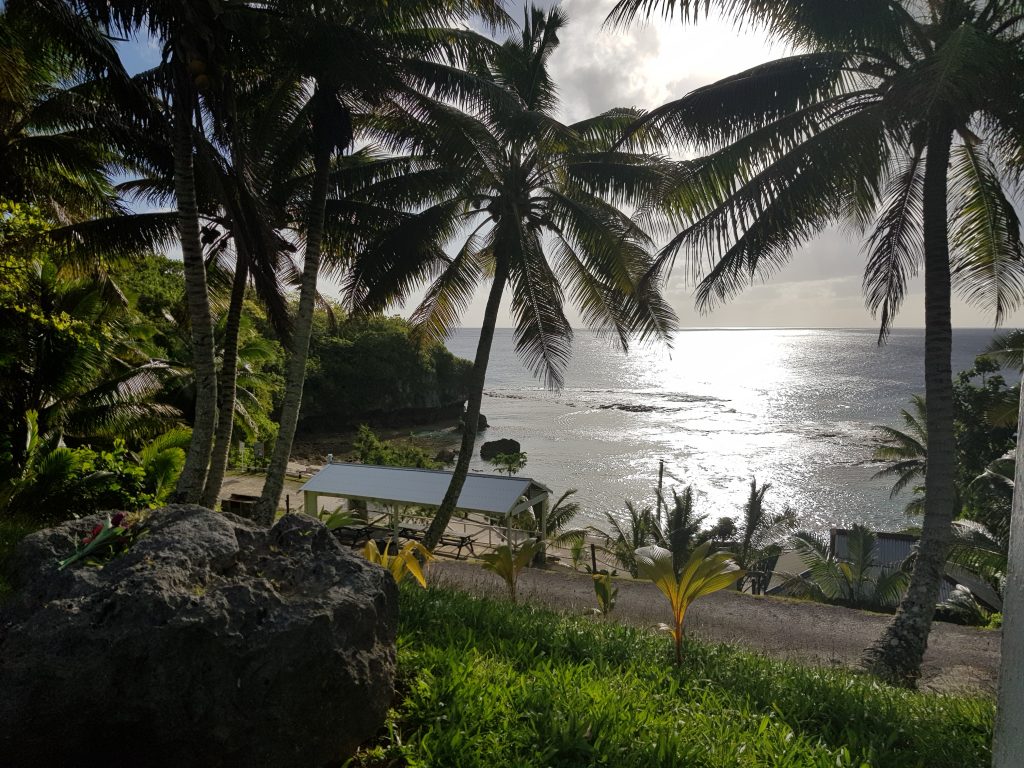 Looking down toward Avatele Beach