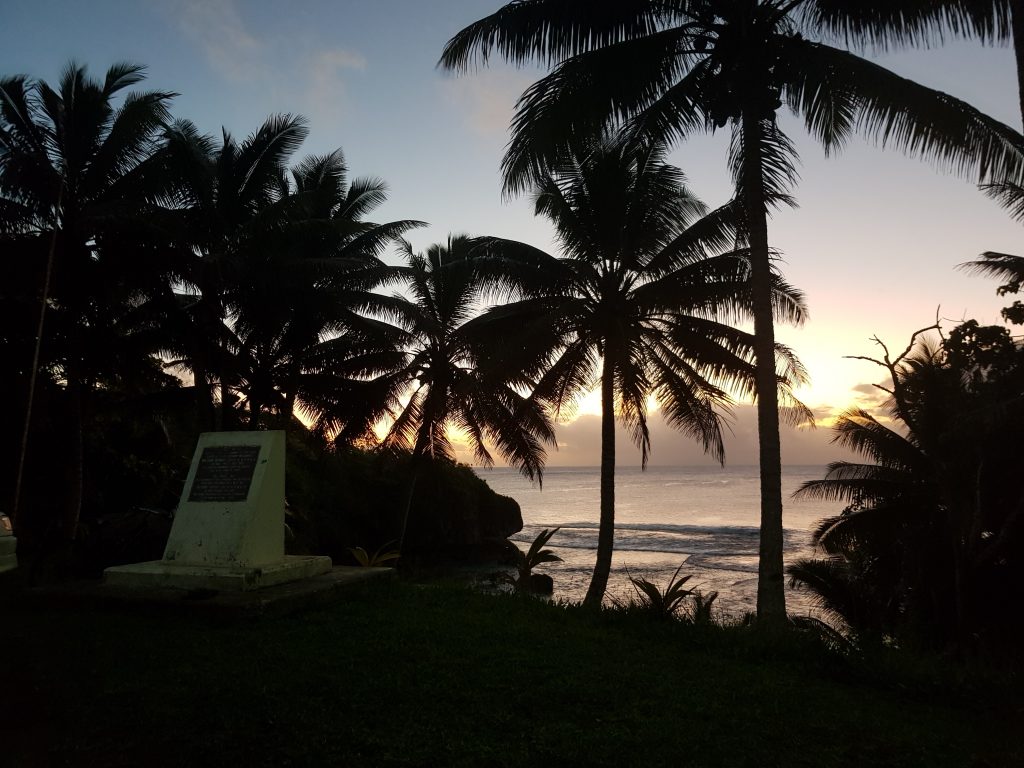 Memorial to the first permanent missionaries, Avatele