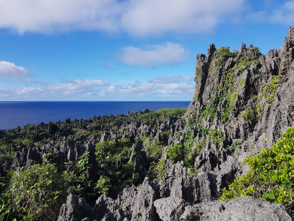 Limestone pinnacles at Togo