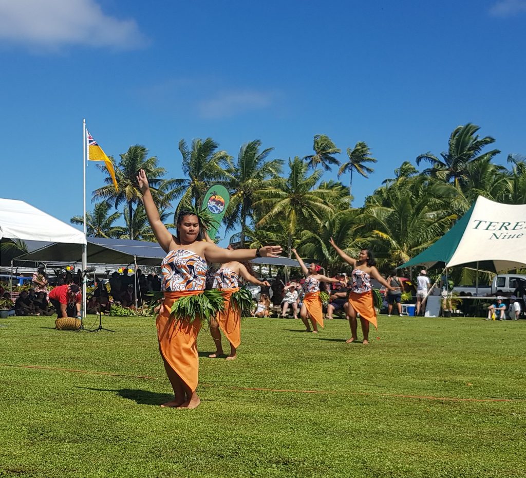 Youth dancing at Tuapa