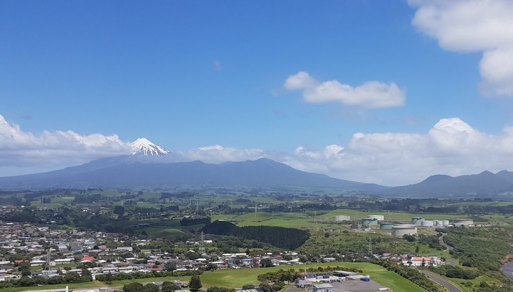 View of Mount Taranaki from Puketutu