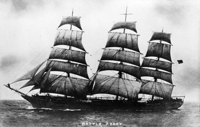 Ship Timandra. Ref: PAColl-2200-1. Alexander Turnbull Library, Wellington, New Zealand. /records/23107244