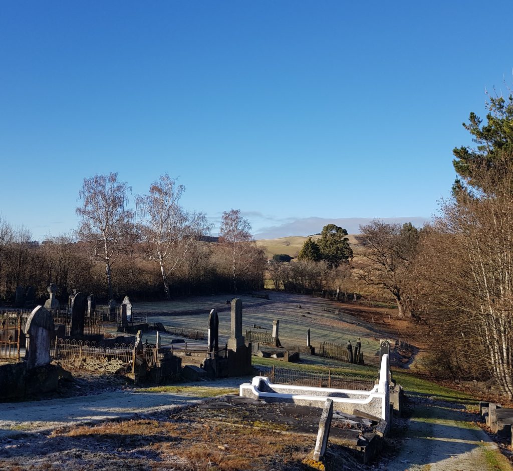 Lawrence Cemetery, looking toward the Chinese section